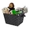 Simplify 10" Black Small Woven Storage Bin
